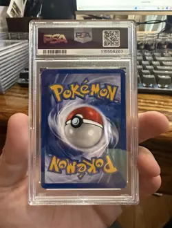 2000 POKEMON ROCKET #5 DARK DRAGONITE-HOLO PSA 7 - Image 2