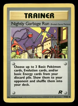 Nightly Garbage Run - 77/82 - Uncommon - Team Rocket - Pokemon Card - MP - Image 1