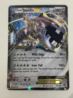 Pokemon - Steelix EX 67/114 Steam Siege NM - Plus Free Card - Image 1