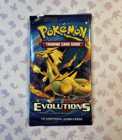 Pokemon TCG XY Evolutions Charizard Sealed Booster Pack 10 Cards English 2016 - Image 1