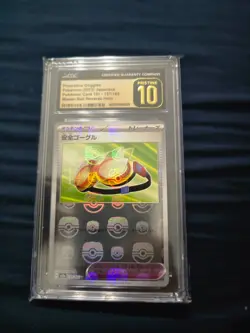 Protective Goggles Master Ball 157/165 Sv2a: Pokemon Card 151 CGC PRISTINE 10 - Image 1