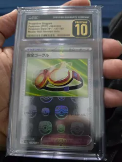 Protective Goggles Master Ball 157/165 Sv2a: Pokemon Card 151 CGC PRISTINE 10 - Image 2