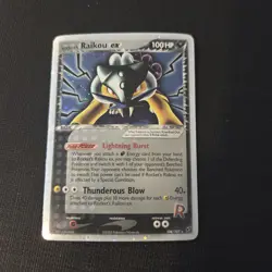 Pokemon Card - Rocket's Raikou ex 108/107 Holo Secret Rare Ex Deoxys 2005 - Image 1