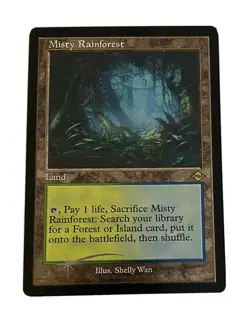 **FOIL** MISTY RAINFOREST - MTG - MH2 - Modern Horizon 2 - Land - Rare - NM - Image 1