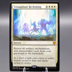 Triumphant Reckoning Normal 52 CMR Commander Legends NM MTG - Image 1