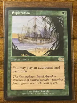 MTG✨EXPLORATION✨Urza’s Saga MINT RARE Enchantment 1998 B. Snoddy Art UNPLAYED ! - Image 1