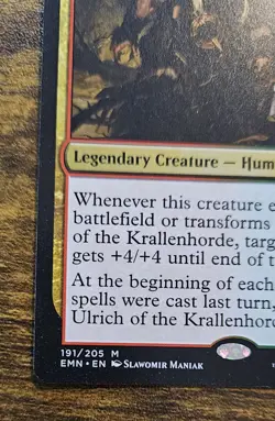 Ulrich of the Krallenhorde / Uncontested Alpha - Mythic -NM - EMN ⚔B&B - Image 4