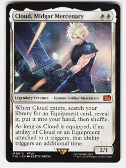 CLOUD, MIDGAR MERCENARY - Magic: The Gathering - FURUYA NM/M - Image 1