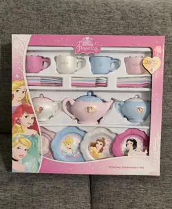 Disney princess dinnerware Tea set NEW 26 Piece - Image 1