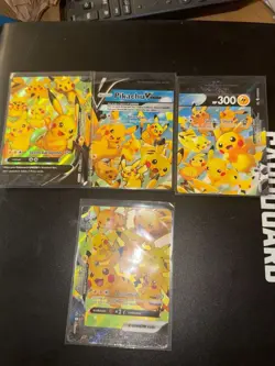 Pokemon TCG Pikachu V-UNION Complete 4 Card Promo Set SWSH139-SWSH142 Near Mint - Image 3