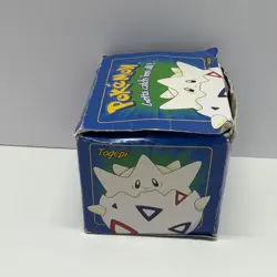 Pokemon TOGEPI 23K Gold Plated Trading Card 1999 Burger King Toy (With Ball/Box) - Image 3