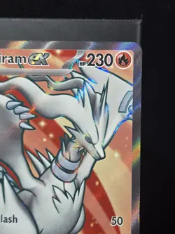 Pokemon Reshiram ex 158/086 White Flare Ultra Rare Full Art Near Mint - Image 4