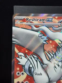 Pokemon Reshiram ex 158/086 White Flare Ultra Rare Full Art Near Mint - Image 5