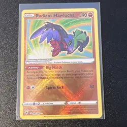 Pokemon TCG Radiant Hawlucha Sword & Shield - Astral Radiance 081/189 Holo... - Image 1
