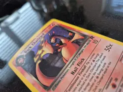 Pokemon TCG Dark Charizard 4/82 Rare Holo Team Rocket WOTC, Vintage LP+ - Image 2