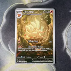 Pokemon TCG Ninetales 199/197 Obsidian Flames Illustration Rare Pack Fresh/NM - Image 1