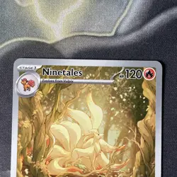 Pokemon TCG Ninetales 199/197 Obsidian Flames Illustration Rare Pack Fresh/NM - Image 2