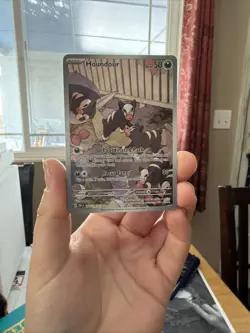 2023 Pokemon SV Obsidian Flames Houndour Illustration Rare #204/197 - Image 1