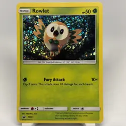 Rowlet SM01 Sm Holo Pokemon - Image 1