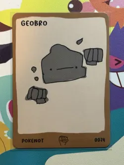 TCG Pokemon parody 151 Pokenots Dysfunctional passholder: Geobro 0074 - Image 1