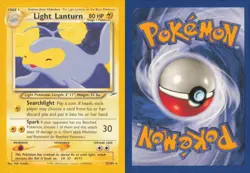 LIGHT LANTURN 23/105 RARE NEO DESTINY POKEMON UNLIMITED NEAR MINT - Image 3