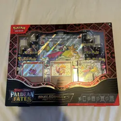 Pokemon TCG Paldean Fates Skeledirge EX Premium Collection Box - New & Sealed - Image 1