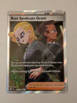 Rust Syndicate Grunt 112/084 Pokemon Pitch Black Ultra Rare NM+ - Image 1