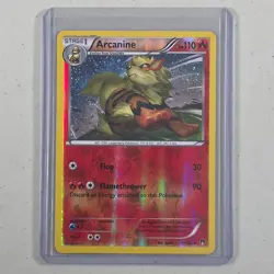 Pokemon Arcanine 11/122 XY BREAKpoint Reverse Holo 2016 Near Mint NM/M - Image 1