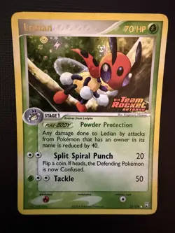 Ledian EX Team Rocket Returns #23/109 Reverse Holo Stamped 2004 Pokemon - Image 1