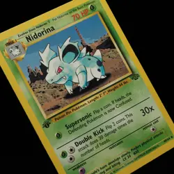 Pokemon TCG - Nidorina 40/64 Jungle Uncommon 1st Edition WOTC 1999 - Image 1