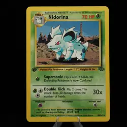 Pokemon TCG - Nidorina 40/64 Jungle Uncommon 1st Edition WOTC 1999 - Image 2