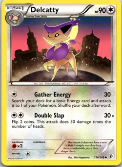 Delcatty 114/149 Uncommon Boundaries Crossed Pokemon Near Mint - Image 1