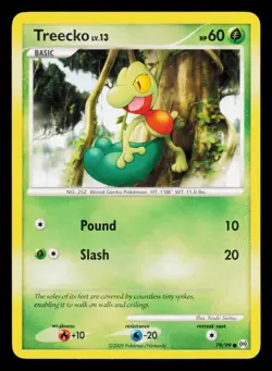 Treecko 79/99 Common Arceus Pokemon Lightly Played - Image 1
