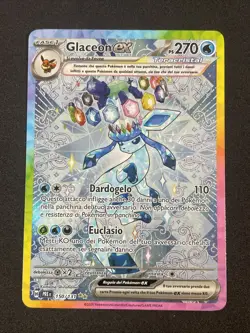 Pokemon TCG GLACEON EX 150/131 Evoluzioni Prismatiche - 2025 ITA ITALIANO - Image 1