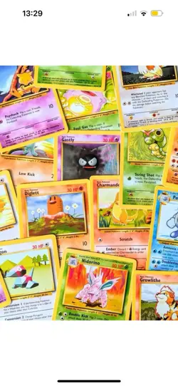 POKEMON Vintage Mystery Pack WOTC base/2, jungle, fossil, neo gen - 10 Cards - Image 2