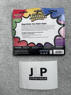 Pokemon Ascended Heroes Charmander Tech Sticker Triple Blister New Sealed - Image 2