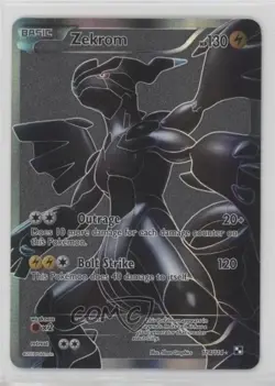 Zekrom (Silver Background) Pokemon Black & White Base Set #114 - Image 1