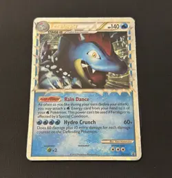 Pokemon TCG Feraligatr Prime HGSS07 Promo Holo 140 HP English 2010 - Image 1