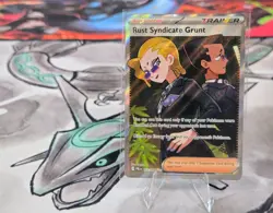 Pitch Black Rust Syndicate Grunt Trainer ULTRA RARE! 112/084 NM/M Pokemon TCG - Image 1