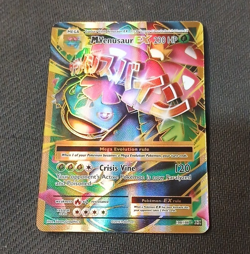Pokemon TCG M Venusaur EX 100/108 Evolutions Ultra Rare Holo EN - Image 1