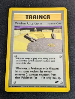 Viridian City Gym 123/132 Uncommon Gym Challenge Pokemon Unlimited MP - Image 1