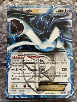 POKEMON TCG LUGIA EX BW83 BLACK STAR PROMO *MP CONDITION* - Image 2