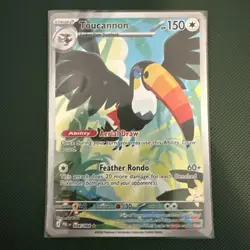 Toucannon 094/084 Illustration Rare Pitch Black Pokemon Holo Near Mint - Image 1