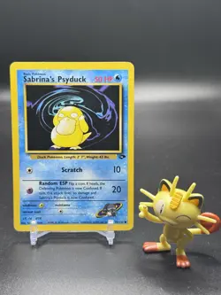 Sabrina's Psyduck 99/132 Pokemon Gym Challenge Regular - MP - Image 1
