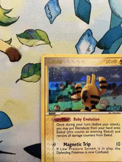 Pokemon TCG Elekid 23/115 Unseen Forces Reverse Holo Rare 50 HP 2005 EN - Image 3