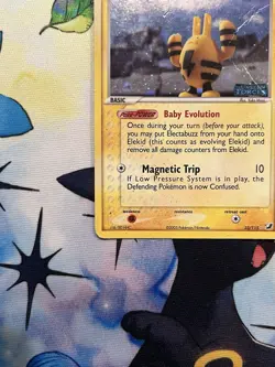 Pokemon TCG Elekid 23/115 Unseen Forces Reverse Holo Rare 50 HP 2005 EN - Image 4