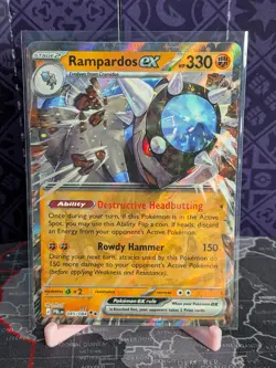 Rampardos ex - Pitch Black - Pokemon TCG - Near Mint - Image 1