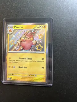 Pawmo 143/091 SV: Paldean Fates Holo Pokemon - Image 4