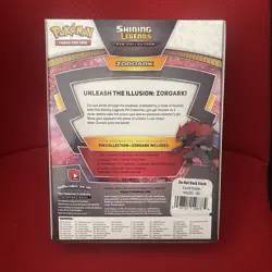 Pokemon TCG Sun & Moon Shining Legends Zoroark Pin Collection Factory Sealed Box - Image 2
