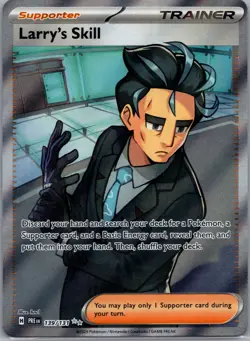 Larry's Skill 139/131 SV: Prismatic Evolutions Pokemon TCG Ultra Rare NM - Image 1